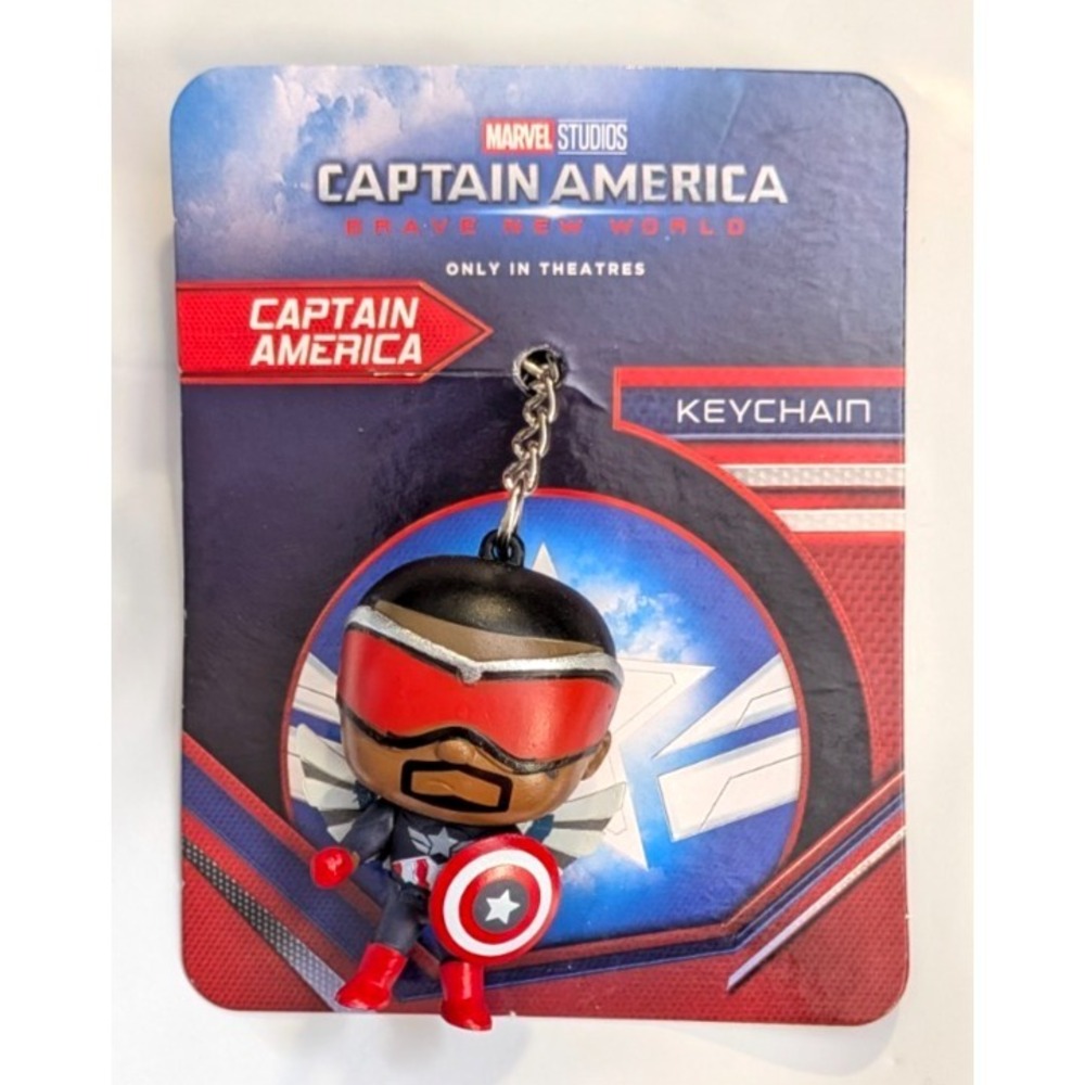Captain America Brave New World SAM WILSON Keychain Cinemark Theatres Exclusive